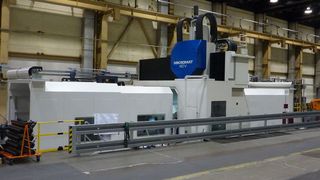 Prototyp der Portalmaschine Mikromat 40V in Seitenansicht. Bild: Mikromat (Archiv: Vogel Business Media)