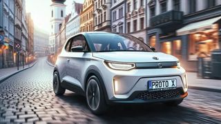 Mit dem elektrischen Kleinstwagen Nano (Startpreis: 18.000 Euro) will die China-Marke Proto X ab dem kommenden Jahr das Geschäft von Volumenmarken wie VW, Ford oder Opel aufrollen. (Bild: Proto X)