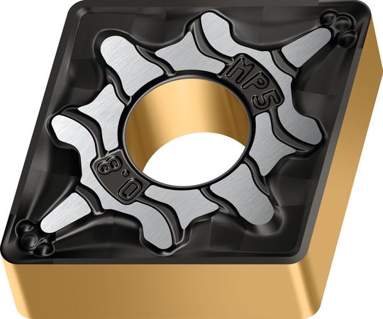 Für jede Wendeschneidplatte gibt es einen optimalen Einsatzbereich, der sich aus Schnitttiefe und Vorschub errechnet. Hier am Beispiel der Walter Drehgeometrie MP5.(Bild:  Walter AG)