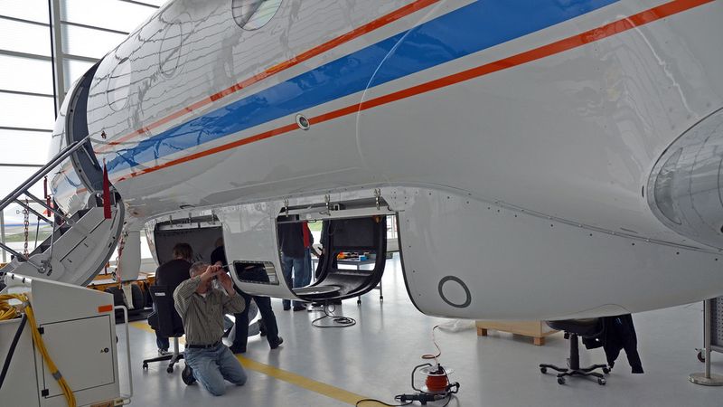 Rückblick: Halo in der Vorbereitung. (Bild: DLR)
