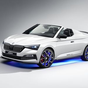 Das siebte Fahrzeug der Skoda Academy ist ein markanter Spider.(Bild:  Skoda)
