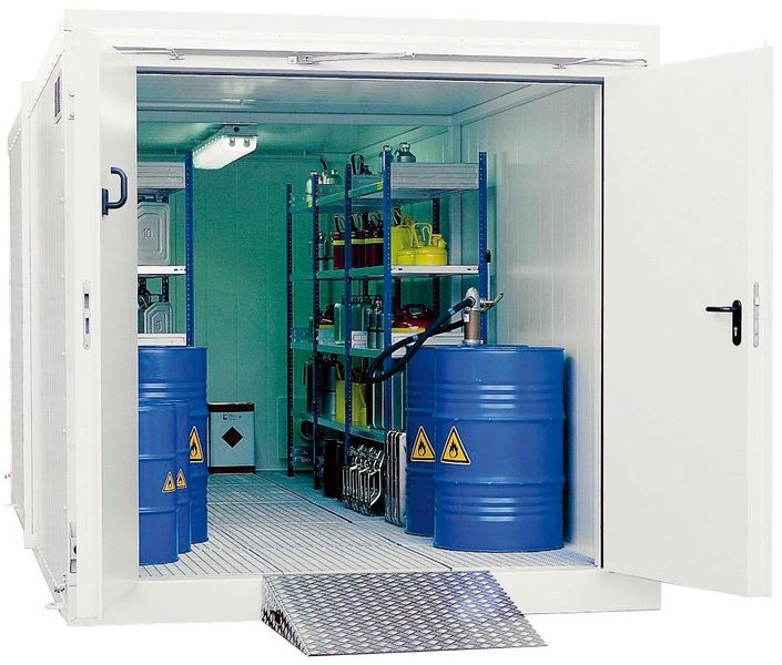 Bild 2: Mobiler Brandschutzmodulcontainer, ausgerüstet mit einer Lüftungsanlage für 5-fachen Luftwechsel pro Stunde mit Atex-Bescheinigung. (Archiv: Vogel Business Media)