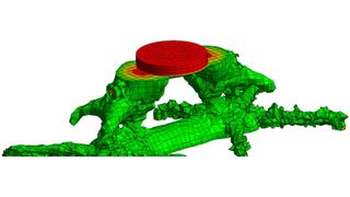 Ergebnis der Topologieoptimierung. (Fraunhofer-IPA/Robomotion)