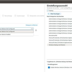 Erstellen eines Profils für das Weitergeben von Einstellungen.(Bild:  Joos)