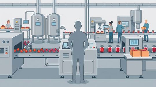 Die Arbeitgebervereinigung Nahrung und Genuss (ANG) veröffentlicht mit dem Arbeitspanel 2026 aktuelle Kennzahlen zu Beschäftigung, Ausbildung und Fachkräftesituation der Branche. Wichtige Erkenntnis: Der Anteil unbesetzter Ausbildungsstellen in technischen Berufen ist auf 52 Prozent gestiegen.(Bild:  Gemini / KI-generiert)