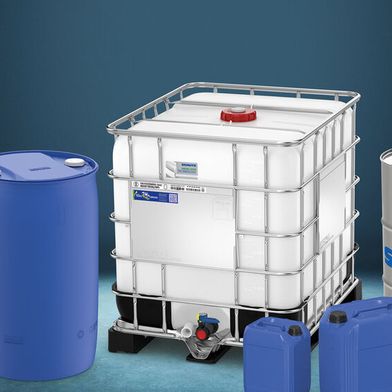 Auf der Interpack 2026 präsentiert Schütz sein umfangreiches Portfolio an spezialisierten Verpackungslösungen aus den Bereichen IBC, Kunststoff- und Stahlfässer sowie Kunststoffkanister.  (Bild: Schütz )