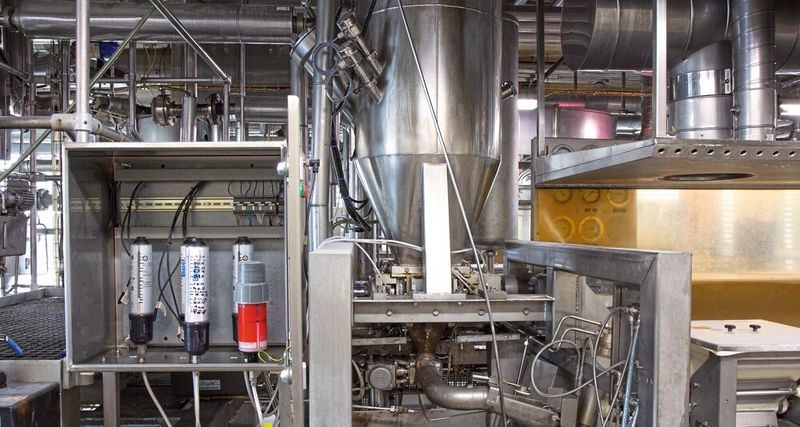 Zuckerabzug mit automatischem Schmierstoffgeber Blaso-Pro Food 5325 bei Ricola.  (Bild: Ricola)