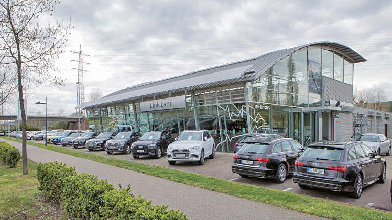 Das Audi-Zentrum der Link-Gruppe in Lahr gehört künftig zur Autohausgruppe Graf Hardenberg.