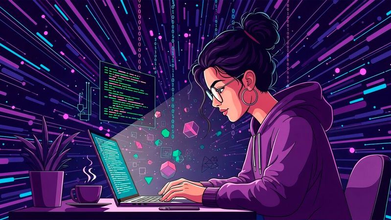 In keiner IT- oder Digitalabteilung in deutschen Unternehmen arbeiten mehr Frauen als Männer. Als Grund für den niedrigen Frauenanteil in IT-Unternehmen werden häufig Rollenklischees und strukturelle Hürden angegeben.(Bild: ©  Creative Stocker - stock.adobe.com / KI-generiert)