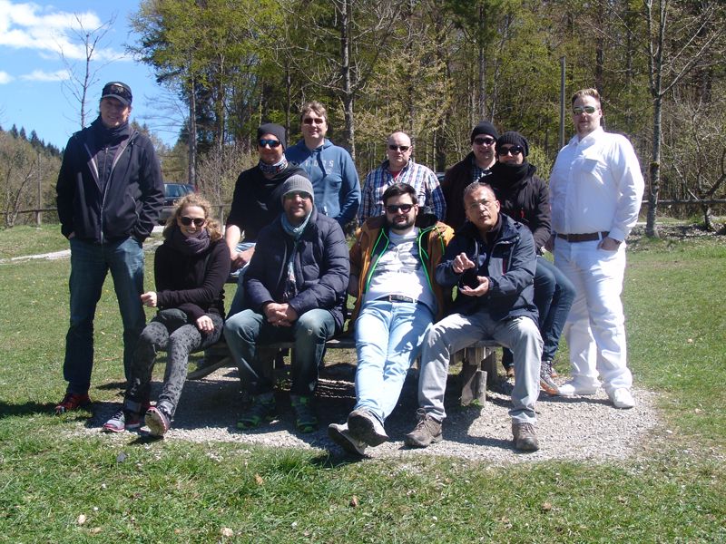 Zwischenstopp, um die Aussicht am Walchensee zu genießen (Bild: Also)