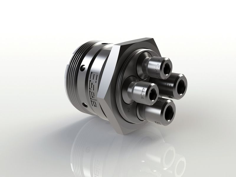 Die Adaptiveinsätze sind unabhängig von Schlauchgrößen und Material nach Bedarf bestückbar. (Bild: Eisele)