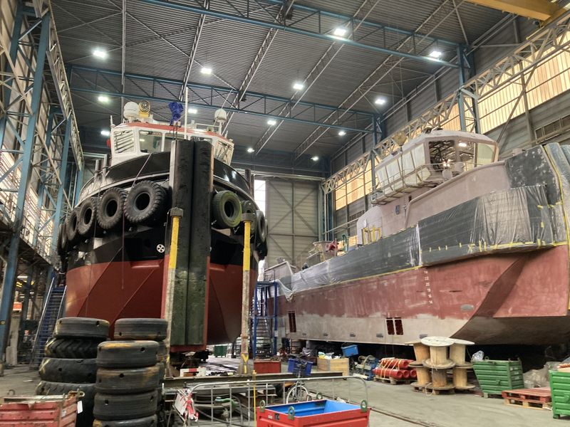 Auch Damen Shipyards ist auf das Umformsystem Stauff Form Evo umgestiegen und nutzt die wirtschaftlichen Vorteile. (Bild: Damen Shipyards Group)