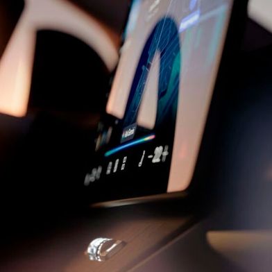 Der neue Volvo EX60 verfügt über Googles Gemini; Rechenleistung bieten Chips von Qualcomm und Nvidia. (Bild: Volvo)