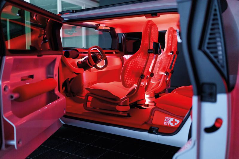 Das Konzeptfahrzeug wurde mit BASF-Materialien designed, die teils in radikal neuem Kontext eingesetzt werden.
