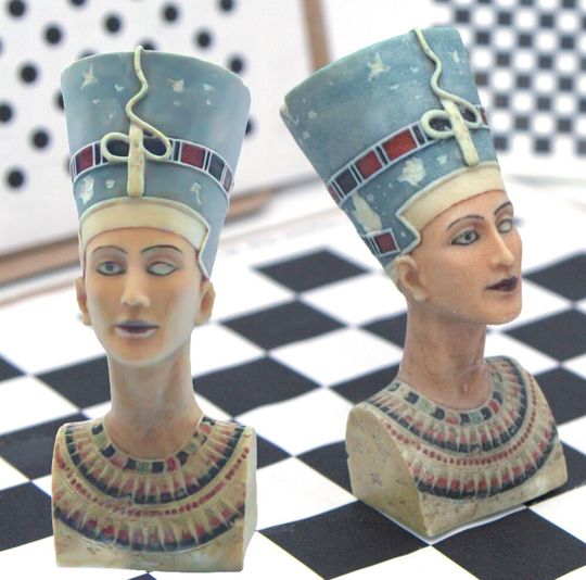 Exakt wiedergeben: Durch Simulation mit einer vom Fraunhofer IGD in Darmstadt (D) entwickelten Software können Farben und Schattierungen beim generativen Fertigen bestens an Vorlagen und Originale angepasst werden.(Bild:  Fraunhofer)