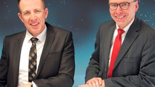 Das Bild zeigt (v.l.n.r.): Richard Schmidhofer (CFO) und Martin Teufel (CEO). (Lütze)