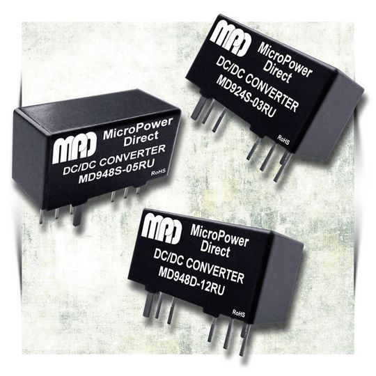 Bild 1: 9-Watt-SIP DC/DC-Wandler von Micropower Direct Bild 1: 9-Watt-SIP DC/DC-Wandler von Micropower Direct
