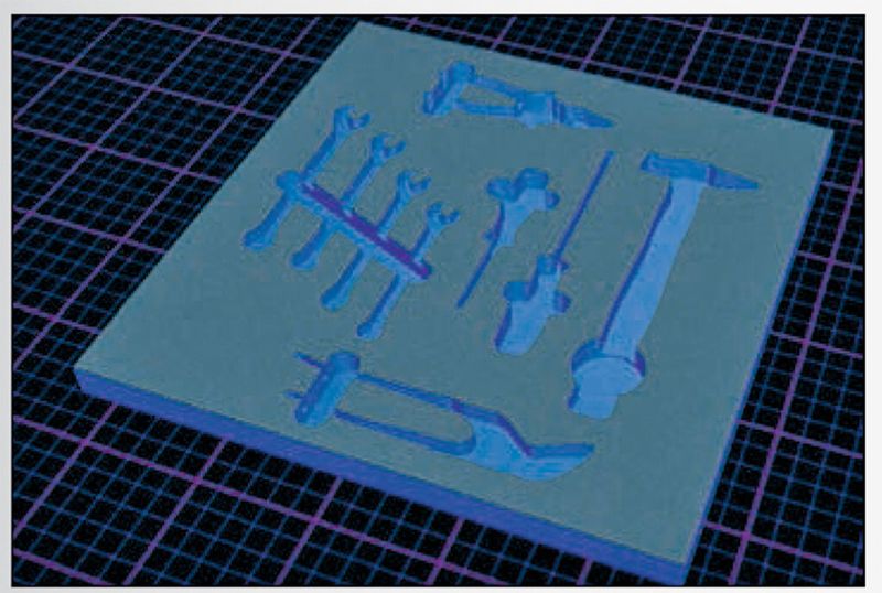 Borddesign: Nach der Freigabe des Kunden wird das Shadowboard gefräst und gelasert. (Bild: Brütsch/Rüegger)
