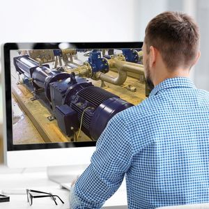 Pump Monitoring beim Ruhrverband in Essen-Süd.(Bild:  © Africa Studio - stock.adobe.com; Seepex)