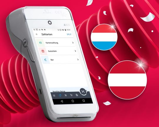 Die Mini-Kasse POS Go mit Kartenleser, Belegdrucker und Scanner ist jetzt auch in Österreich und Luxemburg verfügbar. (Unzer)