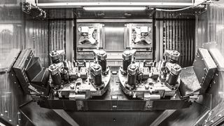 Ein Beispiel aus der Schwerzerspanung: Haldex, ein führender Anbieter von Bremssystemen für Lkws und Lkw-Anhänger, verbessert die Schwerzerspanung von Bremssätteln für Lkw und Anhänger mit doppelspindligen Licon-Bearbeitungszentren. (Bild: Licon)