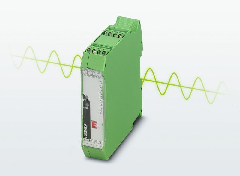 Der Messumformer MACX MCR wandelt den Strom der Heizung in ein analoges 4…20-mA-Signal um. (Phoenix Contact)