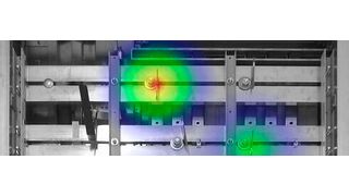 Wissenschaftler haben einen draht- und batterieloser RFID-Sensor für Schaltanlagen entwickelt, der die Temperatur überwachen kann. (Bild: Fraunhofer IPMS)