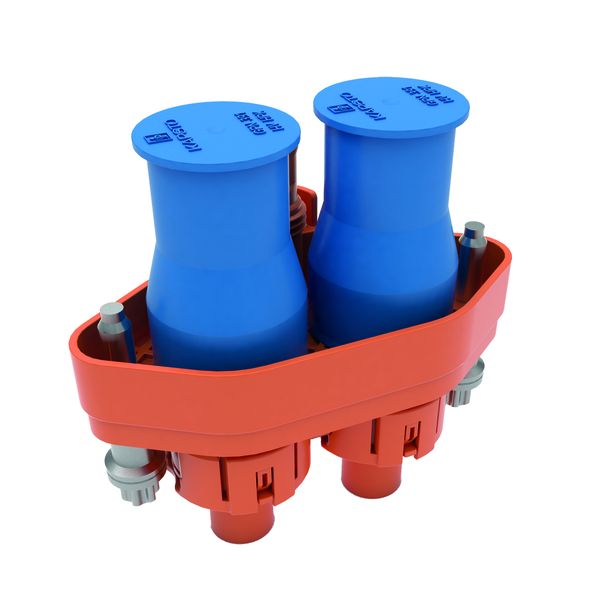 Der HV-Schutz GPN 391 aus 100 Prozent PCR im eingesetzten Kunststoff bewahrt Stecker von Hybrid- oder Elektrofahrzeugen vor Korrosion und mechanischer Beschädigung. (Bild: Pöppelmann)