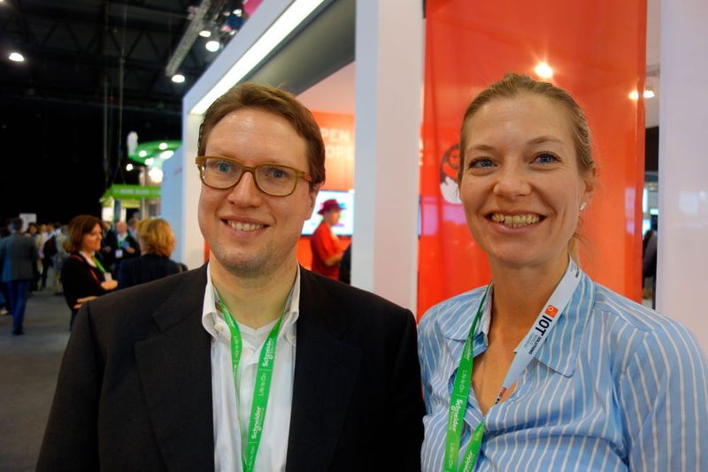 Besonders nett war das Treffen mit unserem Leser Dr. Miron Kropp von Akquinet. Er sieht IoT als Hype-Thema mit regelrechter Goldgräberstimmung. (M. Dalke)