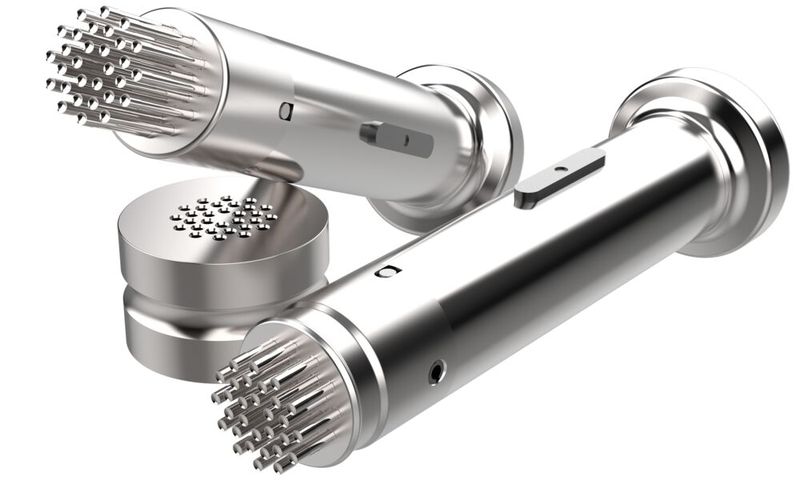 Beispielhafte Mehrfachstempel mit Matrize (Bild: Fette Compacting)