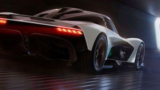 Das im Frühjahr vorgestelle, seriennahe Hypercar-Konzept RB 003 hat jetzt den offiziellen Modellnamen Valhalla erhalten. (Aston Martin)
