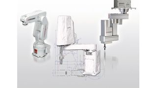 Die Scara-Roboter von Mitsubishi bekommen Zuwachs: Ab Mai wird die neue F-Serie erhältlich sein, die auf der Hannover-Messe Europapremiere feiert. Bild: Mitsubishi (Archiv: Vogel Business Media)