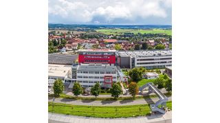 Aerial view of the Bausch+Ströbel Headquarter in Ilshofen (Bausch+ Ströbel)