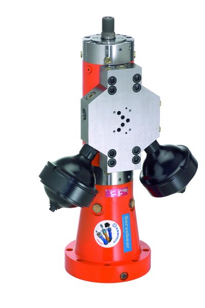 Ein Test-Zylinder der Reihe 326 in Servobear-Qualität mit kegelförmigem Schutzrohr, Aufbauplatte und Speichern. (Archiv: Vogel Business Media)