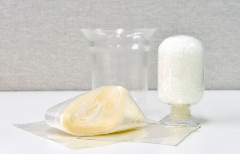 LG Chem’s new biodegradable material significantly improves flexibility (elongation) and transparency compared to existing biodegradable materials. (LG Chem )