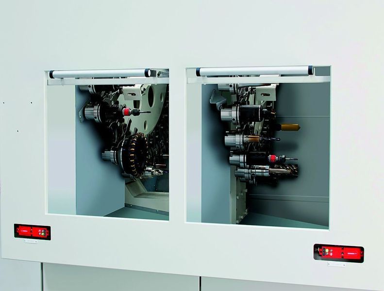 Bild 3: Das Doppelscheibenmagazin erlaubt ein hauptzeitparalleles Umrüsten einer Magazinscheibe. (Archiv: Vogel Business Media)