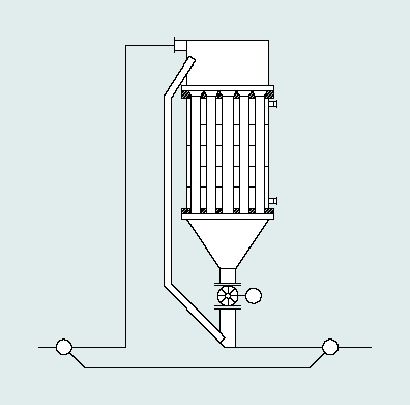 Die Integration des Schüttgutwärmetauschers in eine pneumatische Förderung schafft Freiräume in der Aufstellung des Apparates. (Archiv: Vogel Business Media)