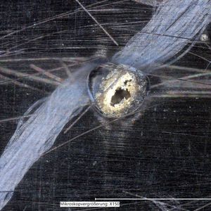 Microscopically small, but costly: Unwanted air entrapments such as these in a carbon-fibre component could in future be reduced by up to 87.5 per cent thanks to the process control system honoured with the 2026 Peter Dornier Foundation Prize(Image:  DORNIER)