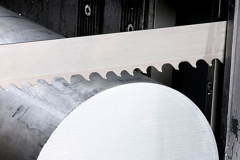 Bild 2: Insbesondere für NE-Metalle, Aluminium und bestimmte Aluminiumlegierungen wurde das beschichtete Hartmetallsägeband  Futura Premium AL entwickelt.  (Bild: Wikus)