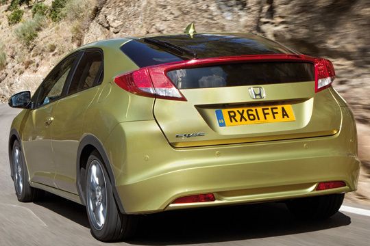 Prägnantere Abrisskante am Heck. (Honda)