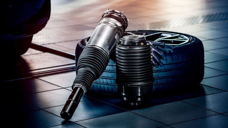 Freie Werkstätten können künftig bei Luftfederungsreparaturen auf OE-konforme Komponenten von Meyle zurückgreifen. (Bild:  Meyle)