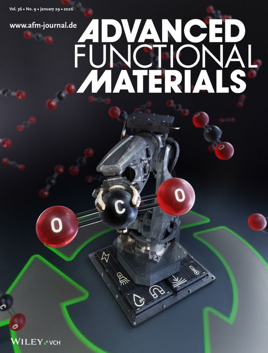 Der Originalartikel von J. Zhou, M. Deissenroth-Uhrig, and M. Gallei, “Advances in Stimuli-Responsive Organic Materials and Polymers toward Intelligent CO2 Capture” Ist im Fachjournal Advanced Functional Materials (2025; e20959) erschienen.(Bild:  Advanced Functional Materials)