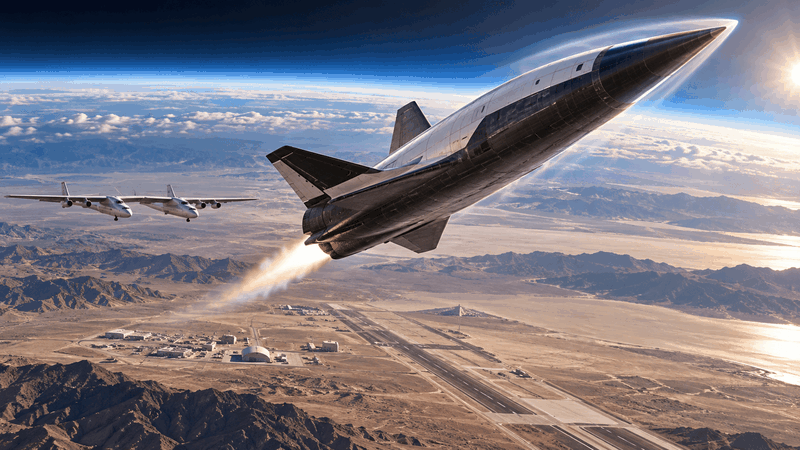 Reusable research vehicles make the flight-to-redesign loop possible. Conceptual illustration; no actual X-15 or Talon-A vehicle is depicted.(Source:  KI-generiert / Imagen)
