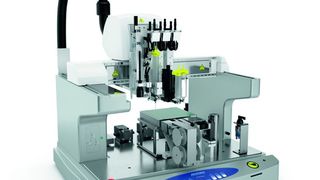 Die Dosiereinheit des 3D-Druckers von Infotech kann mit drei verschiedenen Dosierventilen arbeiten.  (Infotech)