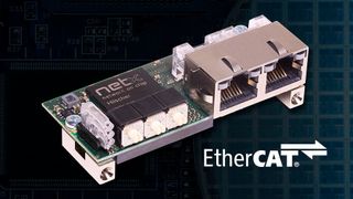 Das neue Kommunikationsmodul hat unter anderem eine Ether-Cat Slave Netzwerkschnittstelle für Geräte der Halbleiterfertigungsausrüstung. (Hilscher)