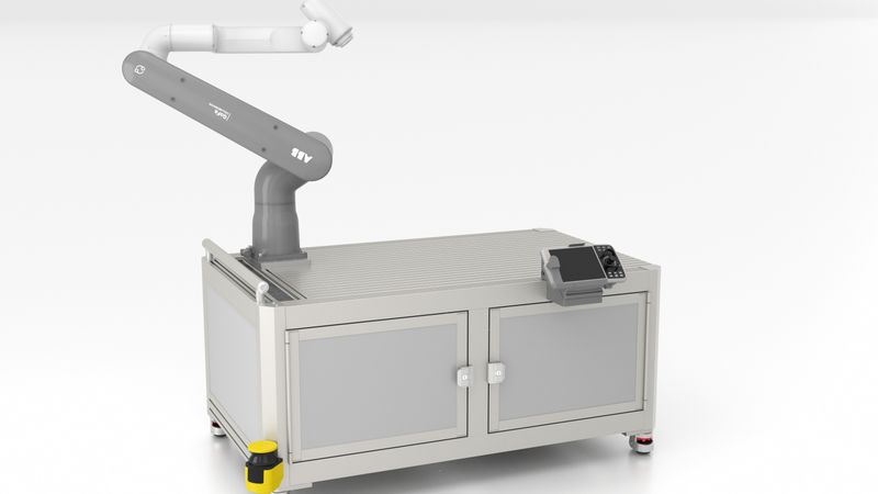 Die neue Maschinenverordnung bringt wesentliche Änderungen in Bezug auf Sicherheitsanforderungen für Maschinenhersteller mit sich. Im Fokus stehen unter anderem kollaborative Roboter, die bestimmungsgemäß verwendet werden müssen.(Bild:  Item Industrietechnik GmbH)