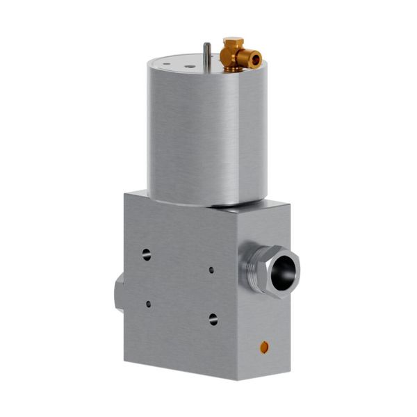 Für die kontrollierte Abführung der Hochdruckleckage besitzen die Ventile der Valvolution-X-Serie separate Leckage-Anschlüsse.  (Bild: Maximator)