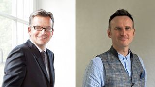 Christoph Welter, Business Sektor Leiter Automotive Tax & Legal bei Deloitte Deutschland (l.), und Marc Voß, Geschäftsführer der ZDK-Abteilung Betriebs-, Volkswirtschaft und Fabrikate, geben auf den Automotive Business Days einen Ausblick auf die Veränderungen, die auf den Handel zukommen. (Bild: ZDK/Deloitte)