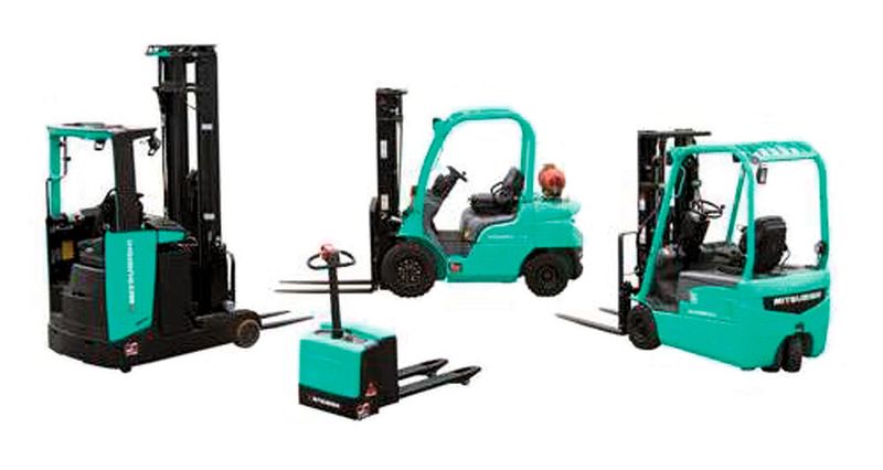 Der von der Steinbock AG vertriebene Mitsubishi-Caterpillar-Forklift ist ein echter Fördertechnik- Full-Liner. (Bilder: Steinbock AG)
