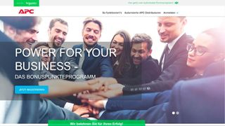 Seit 2015 läuft das Bonuspunkteprogramm „Power for your Business“ von APC by Schneider Electric kontinuierlich. (APC by Schneider Electric)